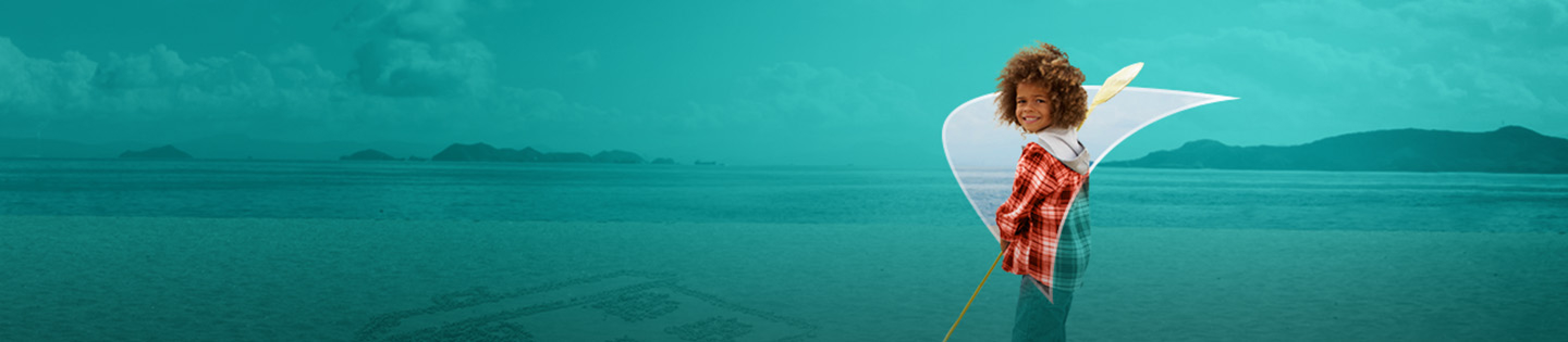 Picture of a young girl carrying a paddle. A liver shape appears behind her.